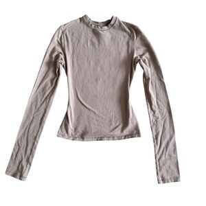 Skims Long Sleeve T-shirt Sz XS